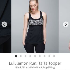 NWT Lululemon run ta ta topper shirt